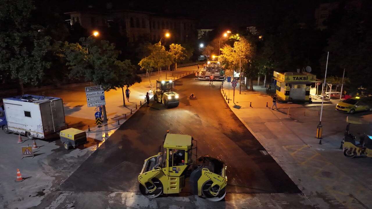 Konya Büyükşehir, şehrin merkezini bir gece değiştirdi 11